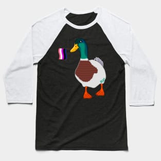 Dustin The Gender Fluid Duck Baseball T-Shirt